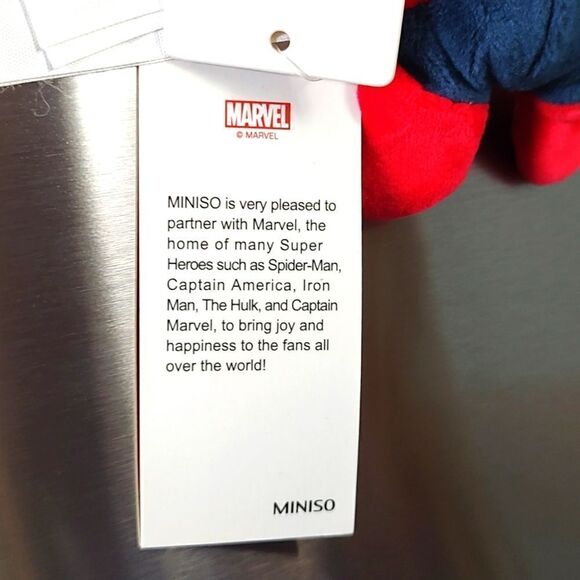 New With Tag‎ Miniso Life Captain Marvel 4.9" Plush Magnet - Picture 8 of 13